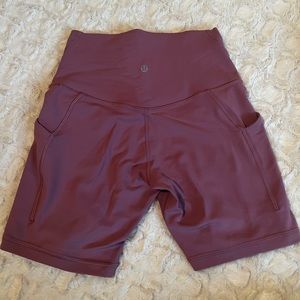 lululemon align 6” shorts with pockets